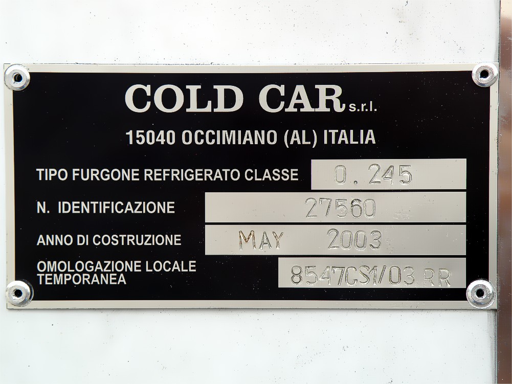 автофургон-мороженица Cold Car